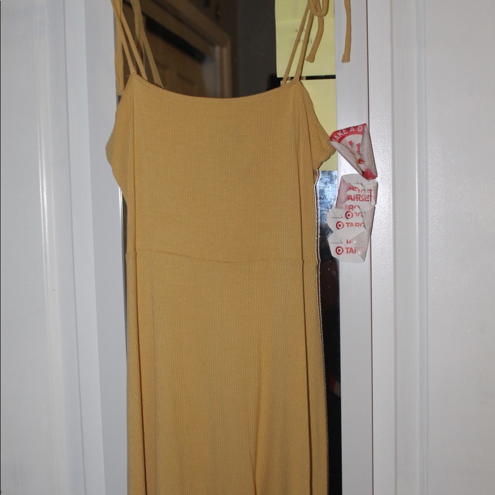 Yellow F21 Strap Dress